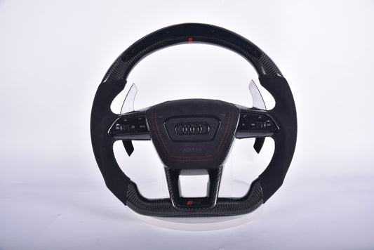 Audi RS6 custom steering wheel
